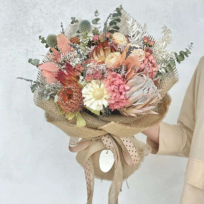 Доставка Букетов из сухоцветов из Китая в Россию